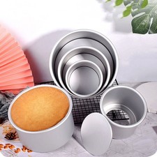4/5/6/7/8Inch Round Cake Pan Tin Baking Mold Mould Removable Bottom Loose Base