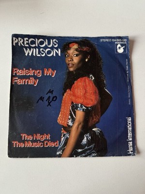 PRECIOUS WILSON - Raising My Family - 7''Single, hansa 1982