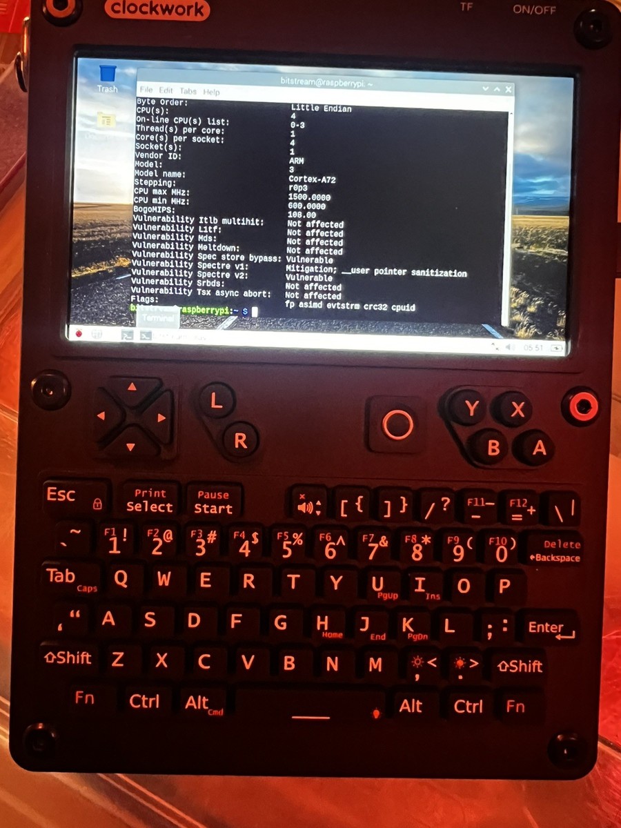 Clockwork Pi uConsole RPI-CM4 Lite - Raspberry Pi CM4-D 4GB | eBay