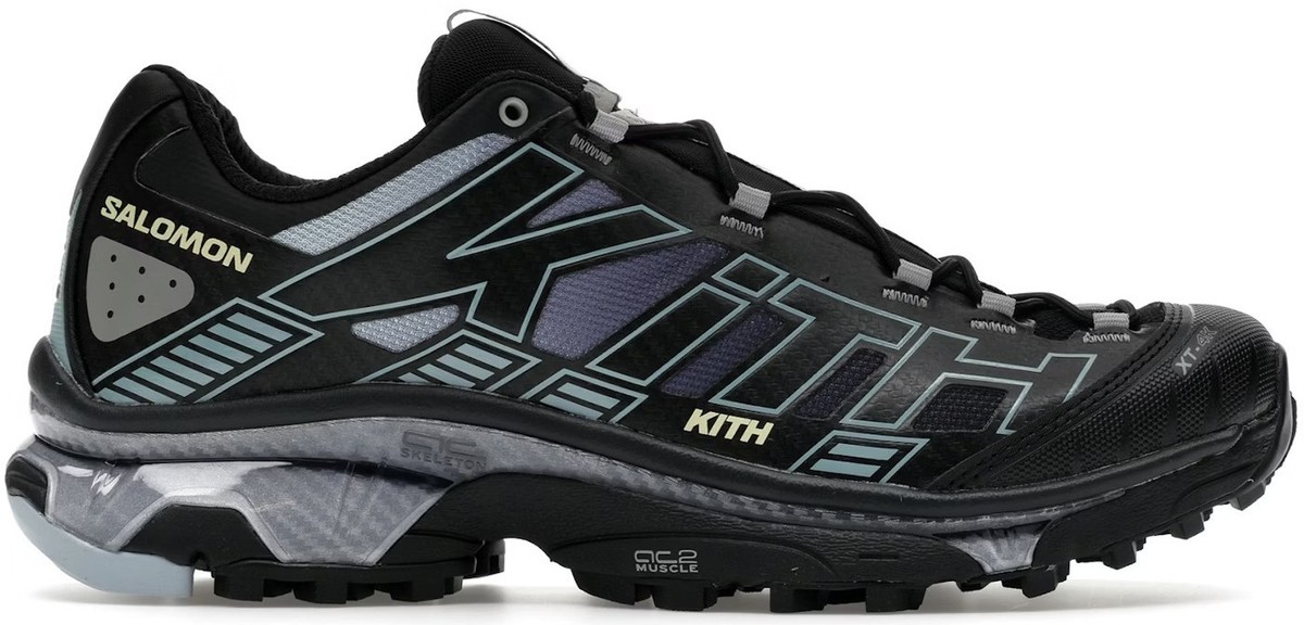 Kith x Salomon XT-4K Black Alloy Blue Fog for sale | eBay