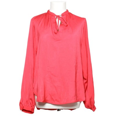 H&M, Bluse, Größe: 36, Rot, Polyester, Einfarbig, Damen #GnW