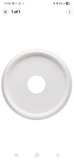 Hampton Bay 16 in White Beaded Ceiling Medall...