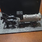 Texaco Horse-Drawn Tanker Bank 1991 Gas & Oil Collectible Silver Black Red — photo 8