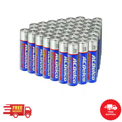 #ad 48 Pack AAA Batteries Triple A Bulk Pack $12.54