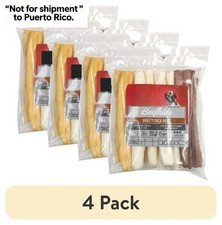  4 pack  Rawhide Rolls, Variety Pack, Chews for Dogs, 9.31 oz, 16 Count