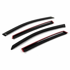 For Mazda Mazda6 2010-2012 Outside-mounted Dark Smoke Jdm Window Visors 4pcs