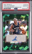 2021 PANINI SELECT YOUTH EXPLOSION SIGNATURES #YEJAL JOSE ALVARADO PSA 10 AUTO