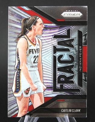 #ad #ad 2025 Panini Prizm WNBA Caitlin Clark Fractal Insert #4 $7.99