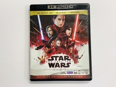 Star Wars: The Last Jedi (4K Ultra HD + Blu-ray) 2-Disc Set, FREE SHIPPING  (LN)