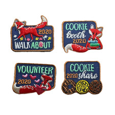 Girl Scout Patches: GS Cookie Sales 2020 - ABC - Set Of 4