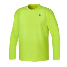 Mission Unisex Long Sleeve Performance Shirt Hi Vis Yellow-Large