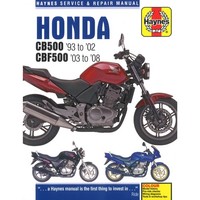 Honda Motorrad CB500 Und CBF500 (1993-2008) Werkstatthandbuch Haynes