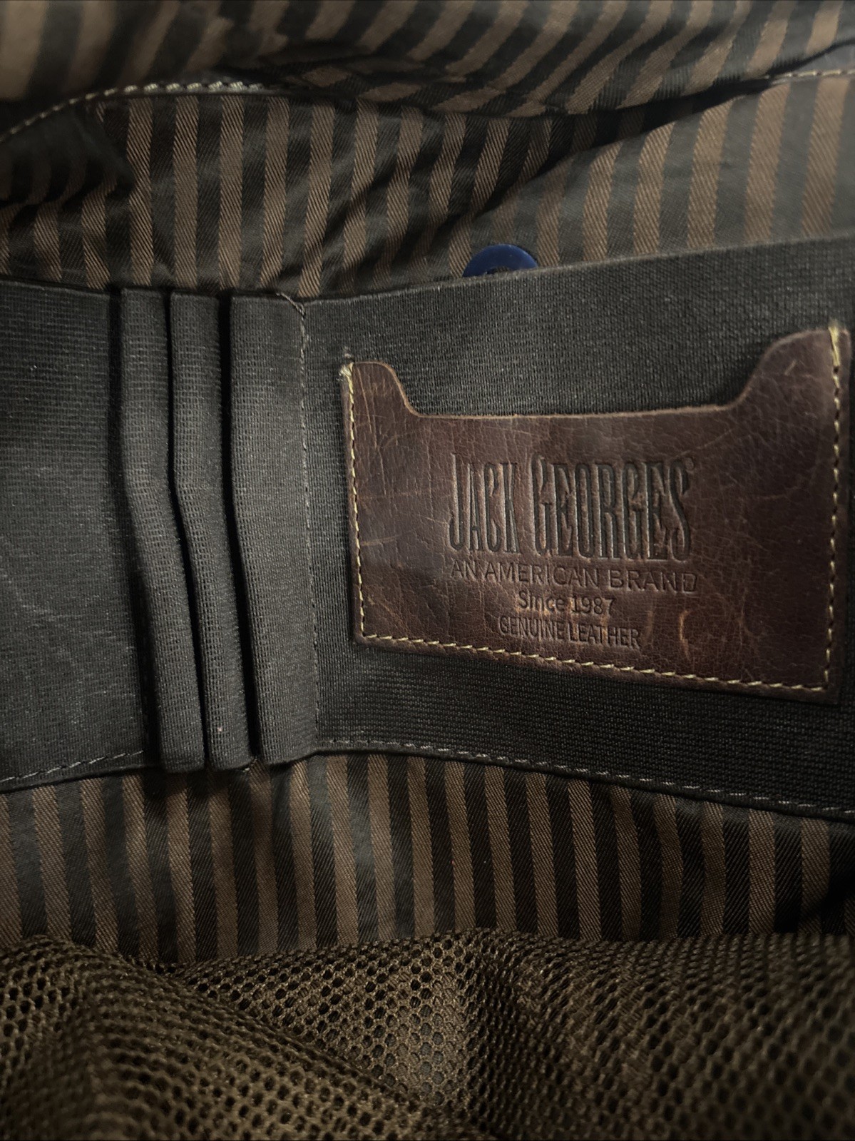 jack georges backpack Leather Brown - image 6