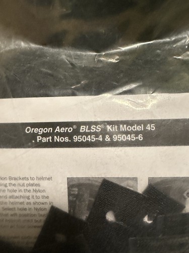 NEW Oregon Aero BLSS® Kit Model 45 for the ACH, LWH, MICH, RBR and Other Helmets - Picture 2 of 2
