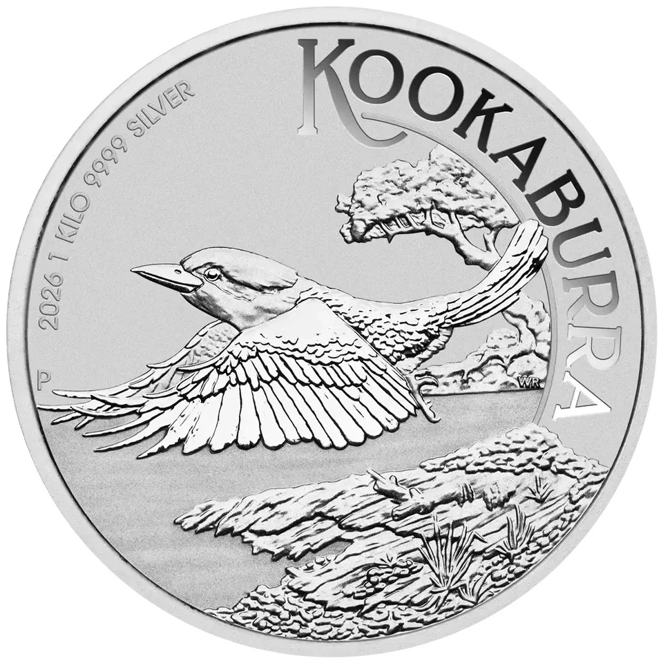 Silbermünze 1kg Kookaburra 2026 - Australien - Anlagemünze - ST - Bild 2 von 3