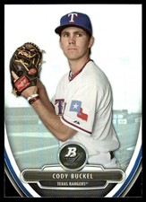 Cody Buckel 2013 Bowman Platinum #BPP58 Rangers MLB READ FREE SHIP AutographDen