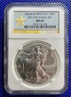 2011 (W)_ NGC _ Silver Eagle S$1 _ MS69_ WEST POINT MINT_ #3552116-234
