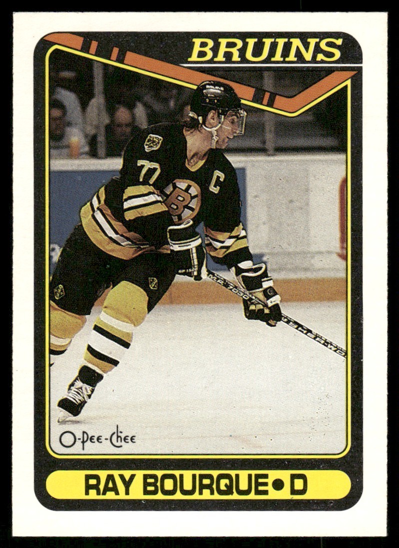 1990-91 O-Pee-Chee Ray Bourque Boston Bruins #43