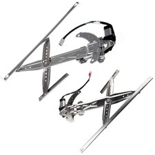 Pair Power Window Regulator With Motor For 2000 96 Honda Civic Coupe 72211sr3joh