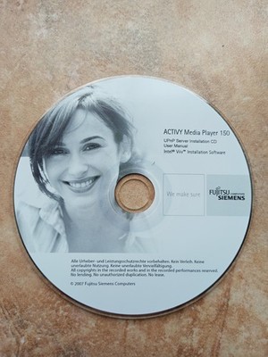 Original CD,Fujitsu Siemens Activy Media Player 150