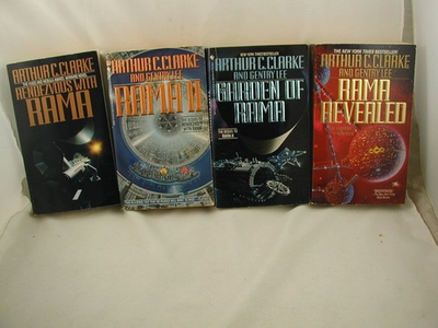 #ad Arthur C Clarke 4 Books Rama Series Classic Science Fiction $34.95