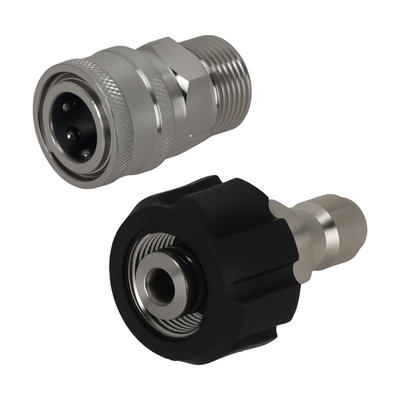 #ad High Pressure Washer Adapter M22 14mm to 3 8quot; Quick Connector Stainless 2Pack $14.87