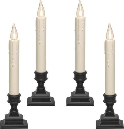 612 Vermont Vintage LED Battery Operated Window Candles with Antique Bronze  - Picture 1 of 5