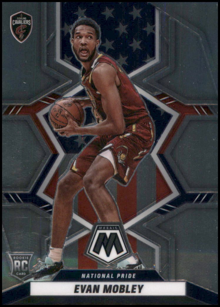 2021-22 Panini Mosaic #258 Evan Mobley