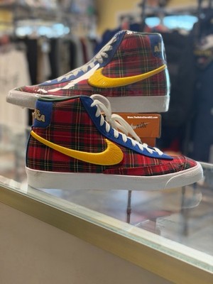 Nike Blazer Mid 77 Vintage Coming To America Plaid Mens 11.5 CW3044-600 OG Box