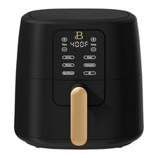 Beautiful 19668 6 Qt Air Fryer with TurboCrisp Technology, EverGood Ceramic