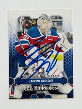 Laurent Brossoit Oilers Autographed 2012-13 ITG Between The Pipes Card #14 COA