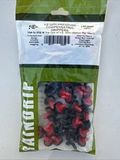 50 PACK Raindrip PC2050  1/2 GPH Pressure Compensating Dripper , Red/Black