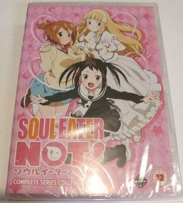 Soul Eater Not DVD Box Set 12 Episodes PAL Europe Version Region 2 UK