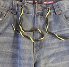Ecko Unltd. Men's Blue Medium Wash Denim Jean Shorts Relaxed Fit Logo 5-Pocket — photo 7