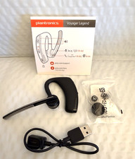 Poly - Voyager Legend Wireless Noise Cancelling Bluetooth Headset - Silver/Black