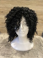 Black Afro wig, black, curly haired, wig, black ringlets wig
