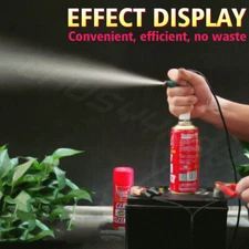 1Pair Car Fuel Injector Flush Cleaner Adapter Tool Universal Portable DIY Kit