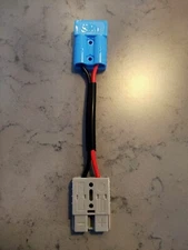 Anderson plug  blue /Grey Adaptor 12v 40amp 4.59 mm cable