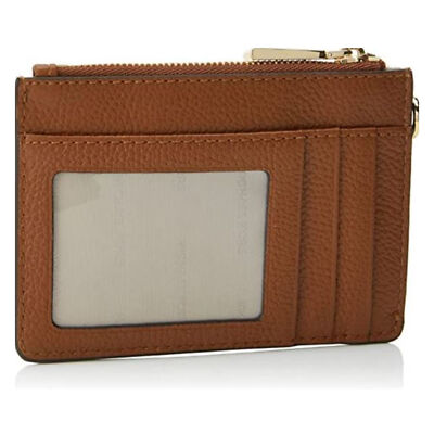 Michael Kors Mercer Leather Card Small Coin Purse Wristlet; Lt