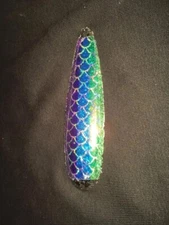 High Percentage Salmon Trolling Spoon With Hyper Vis Tape Not Paint 3 3/4”