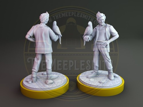 Jim Carrey "Ace Ventura" survivor miniature Fan Art for tabletop, board games... - Picture 3 of 5