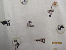 Robert Kaufman Wishwell Collection Fabric for Daydreamers Cats Kittens