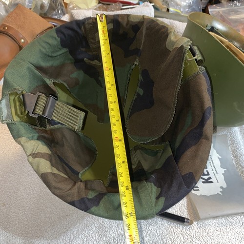 Vintage NOS Antique United States Military M1 Helmet With Liner& Paper - Picture 8 of 9