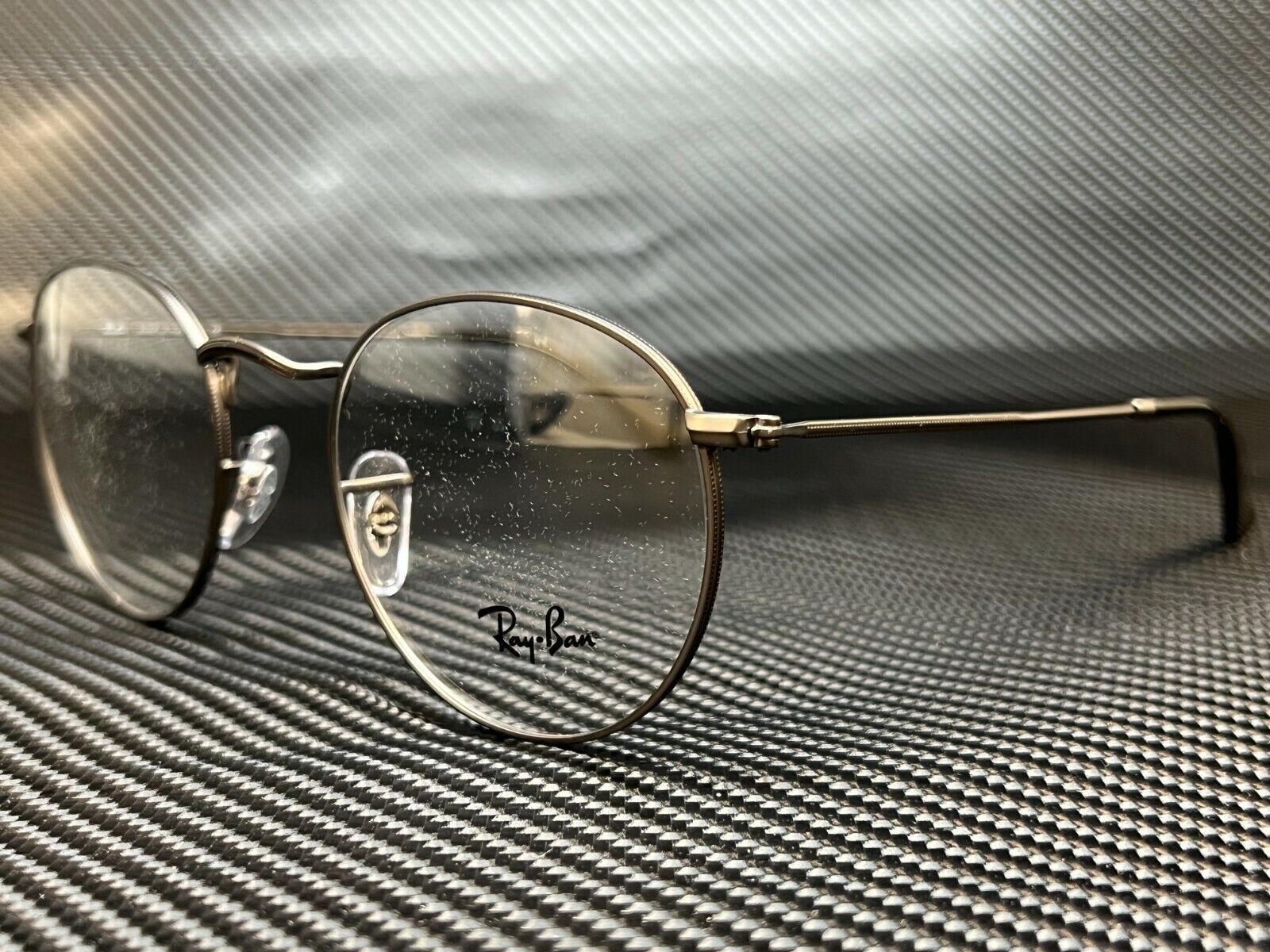 RAY BAN RX3447V 2620 Grey Round 50 mm Unisex Eyeglasses | eBay