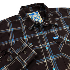 Dixxon Apache Anniversary Flannel Western Pearl Snap Mens 2XLT TALL Brown NEW