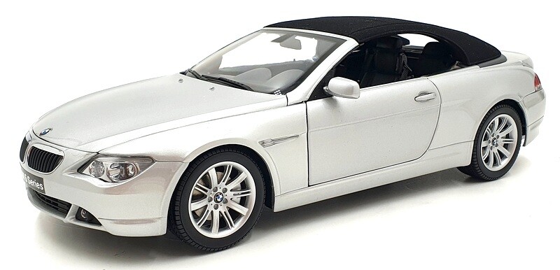 京商 1/18 BMW 645Ci Cabriolet Kyosho 1/18 Scale Diecast 08702S - BMW 645Ci Cabriolet - Silver | eBay