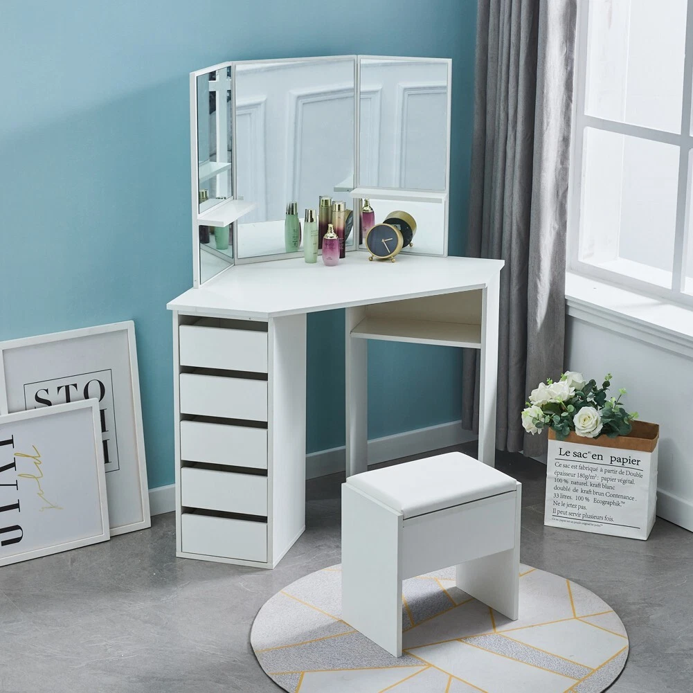 Corner beauty sale table