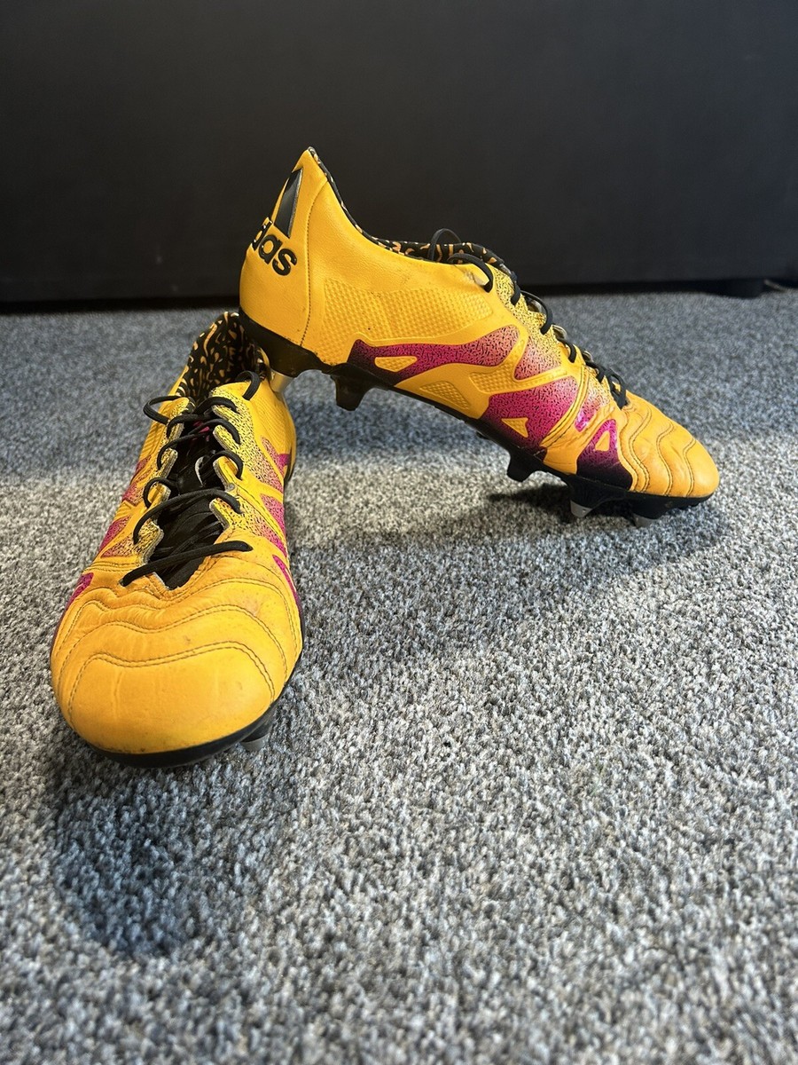 アディダス　エックス15.1SG Adidas X 15.1 SG Mens Soccer Boots/Cleats -Yellow-6.5