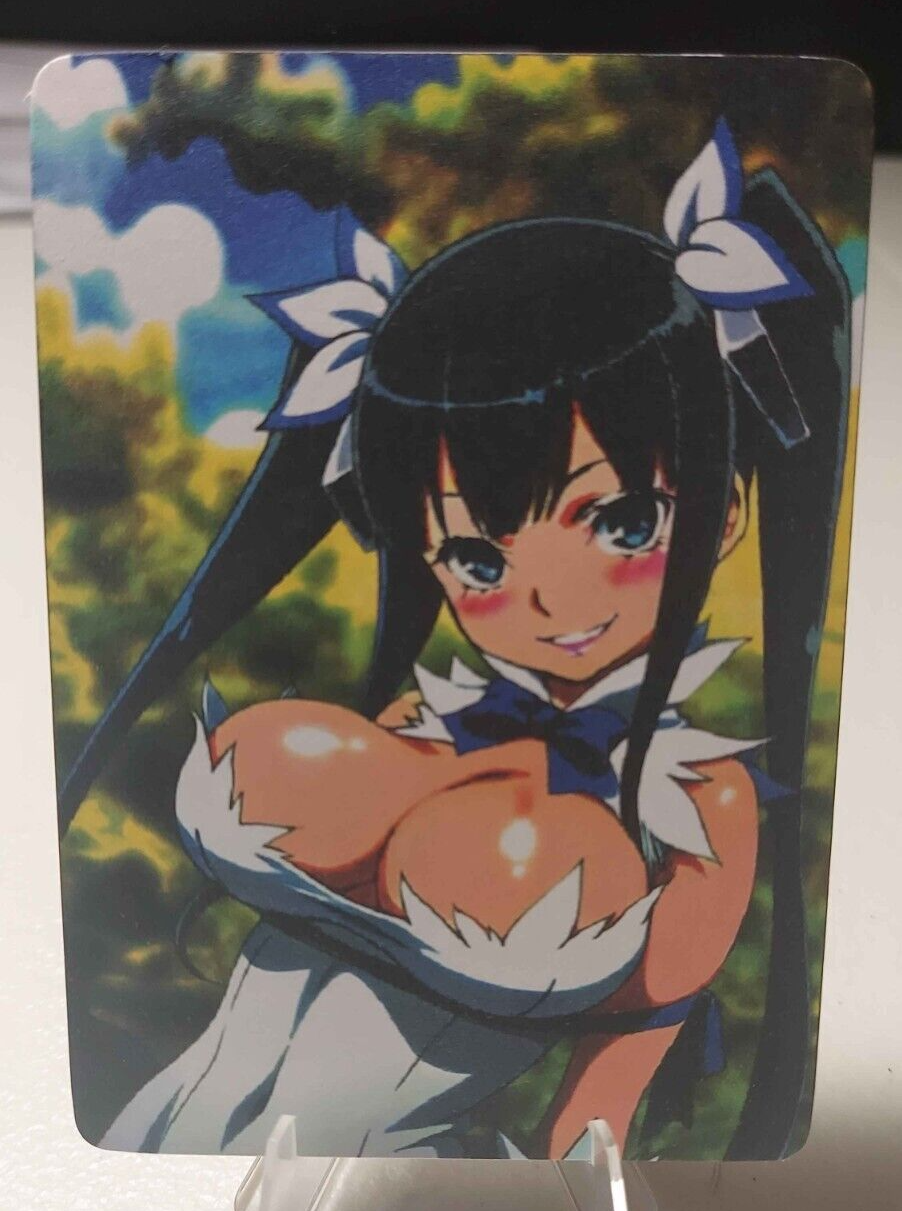 Hestia Full Art Goddess Story Anime Waifu Trading Card