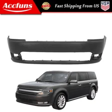 Front Bumper Cover For 2013-2019 Ford Flex Limited SE SEL Plastic Primed